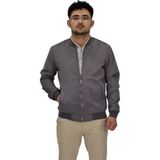 Erkek Mevsimlik Süet Spor Mont 8056 BGL-ST04372 - Gri