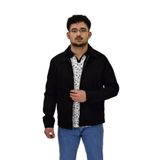 Erkek Mevsimlik Süet Spor Mont 8073 BGL-ST04510 SİYAH S