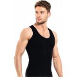 Erkek Modal Atlet 6'lı Paket - 2XL - Siyah
