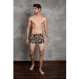 Erkek Modal Kıbrıs Desen Baskılı Uzun Paça Boxer 1817