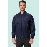 Erkek Monchler Naylon Bomber Ceket Mevsimlik Morino Jacket Fermuarlı Şık Tasarım Kumaş Rahat - Lacivert - 3XL