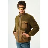 Erkek Mont - 2XL - Haki