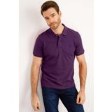 ERKEK MOR MODERNFİT / DAR KALIP POLO YAKA TİŞÖRT