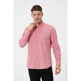 Erkek Narçiçeği Oxford Regular Fit Düz Uzun Kol Gömlek