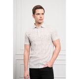 Erkek Nefti Trend Polo Yaka Desenli Dynamic Fit Rahat Kesim T-Shirt - XL