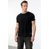 Erkek Nem Emici Hızlı Kuruma Atletik Teknik Performans Spor T-Shirt Drıfıt-Kısakolnew - Siyah