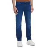 Erkek Normal Bel Dar Paça Slim Fit Denim Kumaş Mavi Jeans 50544888-417