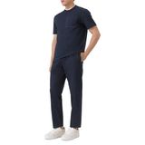 Erkek Normal Bel Düz Model Daralan Paça Cep Detay Lacivert Pantolon 50543412-404