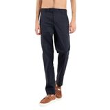 Erkek Normal Bel Yandan Düğme Kapama Uzun Regular Fit Lacivert Pantolon 50561575-404