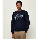 Erkek Normal Kalıp Logo Baskılı Yuvarlak Yakalı Uzun Kollu Kırmızı Sweatshirt 50549283-404