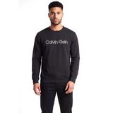 Erkek Normal Kalıp Logo Baskılı Yuvarlak Yakalı Uzun Kollu Siyah Sweatshirt LV04RG281G-UB1
