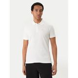 Erkek Normal Kalıp Logo Desenli Pamuklu Kısa Kollu Beyaz Polo Yaka T-Shirt 80GAGT19 CJ01T-G03
