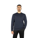 Erkek Normal Kalıp Logo Desenli Yuvarlak Yakalı Pamuklu Uzun Kollu Lacivert Sweatshirt 15311861-050