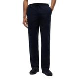 Erkek Normal Kalıp Pamuklu Beli Lastikli Düz Paça Chino Lacivert Pantolon MW0MW42340-DW5