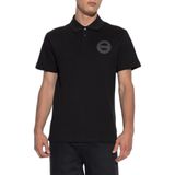 Erkek Normal Kalıp Pamuklu Logo İşlemeli Kısa Kollu Siyah Polo Yaka T-Shirt 79GAGT06CJ01T-899