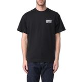 Erkek Normal Kalıp Yuvarlak Yakalı Logo Desenli Kısa Kollu Siyah T-Shirt 79GAHP10CJ01P-899