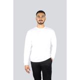 Erkek Normal Kalıp Yuvarlak Yakalı Shark Logo İşlemeli Uzun Kollu Beyaz Sweatshirt 15311865-010