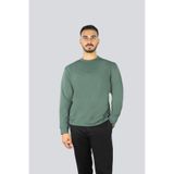 Erkek Normal Kalıp Yuvarlak Yakalı Shark Logo İşlemeli Uzun Kollu Yeşil Sweatshirt 15311865-513