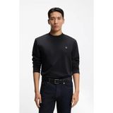 Erkek Normal Kalıp%100 Pamuklu Logo Baskılı Uzun Kollu Lacivert Sweatshirt 50555107-404