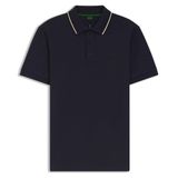 Erkek Normal Kalıp%100 Pamuklu Logo İşlemeli Kısa Kollu Lacivert Polo Yaka T-Shirt 50559365-402