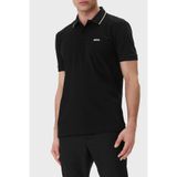 Erkek Normal Kalıp%100 Pamuklu Logo İşlemeli Kısa Kollu Siyah Polo Yaka T-Shirt 50559365-001