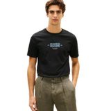 Erkek Normal Kesim Baskılı Pamuklu Kısa Kollu Siyah T-Shirt MW0MW42392-BDS