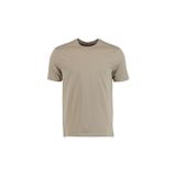 Erkek Normal Kesim Yuvarlak Yaka Pamuklu Kısa Kollu Bej T-Shirt 8NZT84 Z8M9Z-U6167