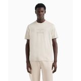 Erkek Normal Kesim Yuvarlak Yaka%100 Pamuklu Kısa Kollu Bej T-Shirt EM000780 AF12926-U1098
