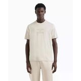 Erkek Normal Kesim Yuvarlak Yaka%100 Pamuklu Kısa Kollu Bej T-Shirt EM000780 AF12926-U1098