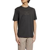 Erkek Normal Kesim Yuvarlak Yaka%100 Pamuklu Kısa Kollu Gri T-Shirt EM000780 AF12926-U8168