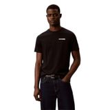Erkek Normal Kesim Yuvarlak Yakalı Pamuklu Arkası Logo Baskılı Kısa Kollu Siyah T-Shirt LV04LG810G-UB1