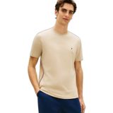 Erkek Normal Kesim Yuvarlak Yakalı Pamuklu Kısa Kollu Bej T-Shirt MW0MW42393-RBT