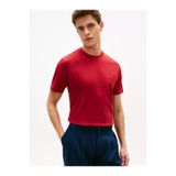 Erkek Normal Kesim Yuvarlak Yakalı Pamuklu Kısa Kollu Kırmızı T-Shirt MW0MW42393-XIT