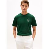 Erkek Normal Kesim Yuvarlak Yakalı Pamuklu Kısa Kollu Yeşil T-Shirt MW0MW42364-MBN