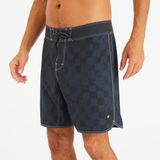 Erkek Orta 18" Deniz Şortu/Boardshort - Siyah - Desenli - 500 Decathlon