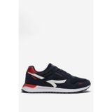 Erkek Ortopedik Günlük Yürüyüş Koşu Sneaker Spor Ayakkabı LACİVERT - KIRMIZI 3304