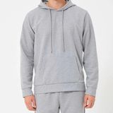 Erkek Ottoman Kapüşonlu Sweatshirt Gri