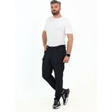 Erkek Outdoor Likralı Kargo Cepli Astrid Taktikal Pantolon - Siyah - Regular - M