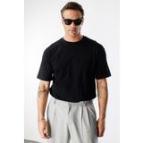 Erkek Oversize Fit %100 Organik Pamuk Bisiklet Yaka Tişört OVERSIZE-ERKEK-T-SHIRT