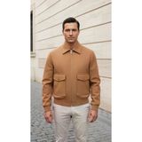 Erkek Oversize Kaşe Mont Siyah – Kalın Kumaş Şık Kışlık Mont