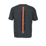 Erkek Oversize Tişört Antrasit Sırt Baskılı Bisiklet Yaka%100 Pamuk Slim Fit Baskılı T-shirt NCS JEANS 1190 ANTRASİT M