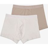 Erkek Pamuklu Basic Çok Renkli 2li Boxer - XL
