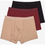 Erkek Pamuklu Basic Çok Renkli 3lü Boxer