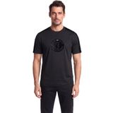 Erkek Pamuklu Bisiklet Yaka Kısa Kollu Siyah T-Shirt EM005344 AF10017-UC001