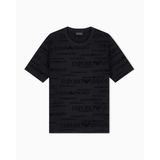 Erkek Pamuklu Bisiklet Yaka Kısa Kollu Siyah T-Shirt EM007343 AF10017-FC376