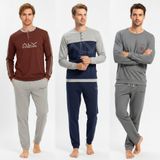 Erkek Pamuklu Bohçalık Ve Çeyizlik 3 Adet 2'li Pijama Takımı BB2234