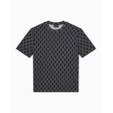 Erkek Pamuklu Jarse Kumaş Normal Kesim Logo İmzalı Kısa Kollu Kırmızı T-Shirt EM006812 AF10017-F5094