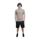 Erkek Pamuklu Kısa Boy Rahat Kesim Günlük Bej T-Shirt 3D1TG3 1JPZZ-06H0
