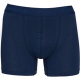 Erkek Pamuklu Likralı Esnek Kumaş Boxer Lacivert 7811-L - XL