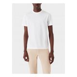Erkek Pamuklu Marka Logolu Yuvarlak Yaka Beyaz1 T-Shirt 8N1TD2 1JGYZ-0147 - 2XL